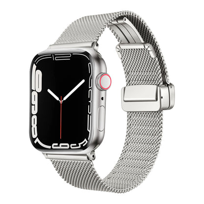 Apple Watch Ultra 49mm Zore KRD-85 Metal Kordon Gümüş