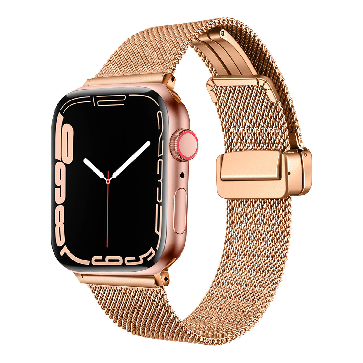 Apple Watch Ultra 49mm Zore KRD-85 Metal Kordon Rose Gold