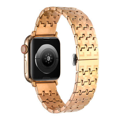 Apple Watch Ultra 49mm Zore KRD-86 Metal Kordon Rose Gold