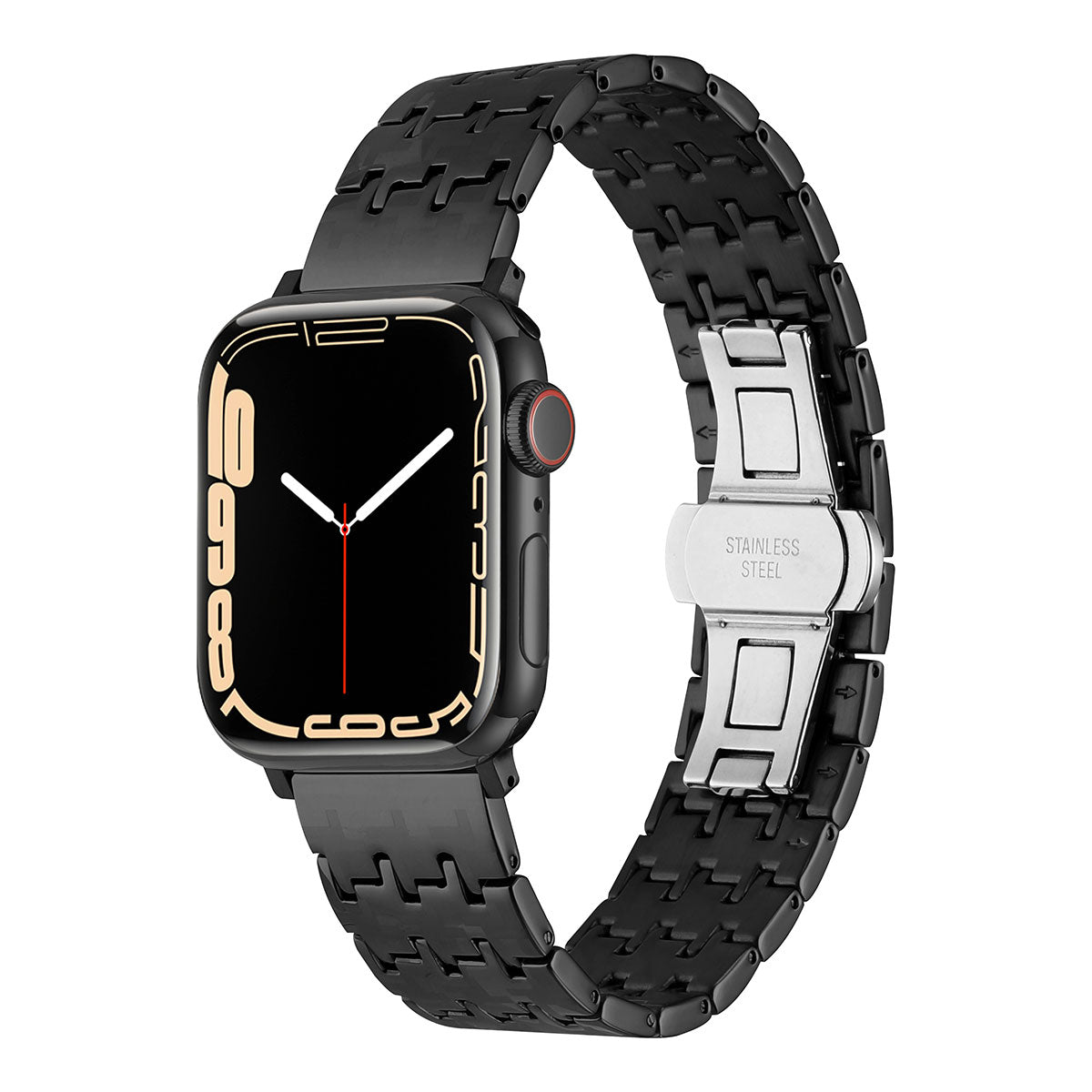 Apple Watch Ultra 49mm Zore KRD-86 Metal Kordon Siyah