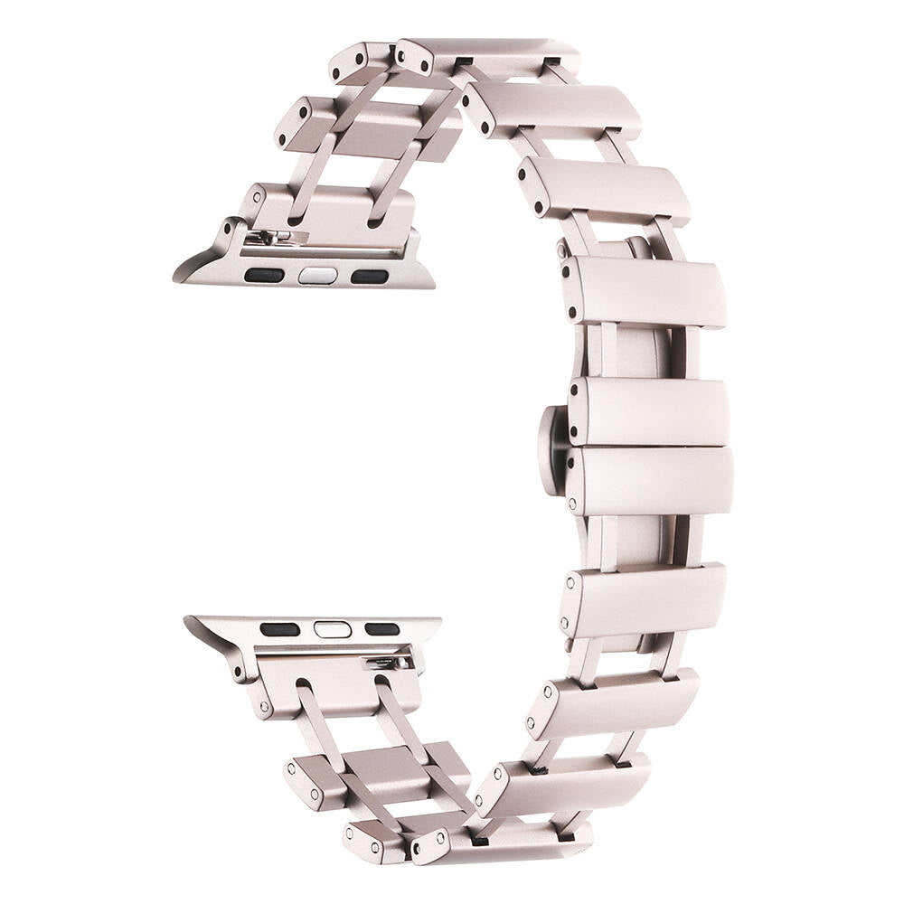 Apple Watch Ultra 49mm Zore KRD-96 Metal Kordon Gümüş