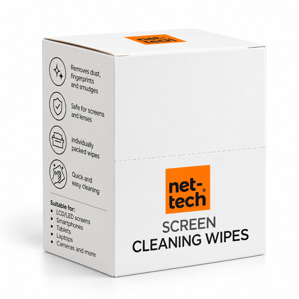 Nettech 30 Lu Ev-Ofis-Okul Ekran Temizleme Mendili NT-96532