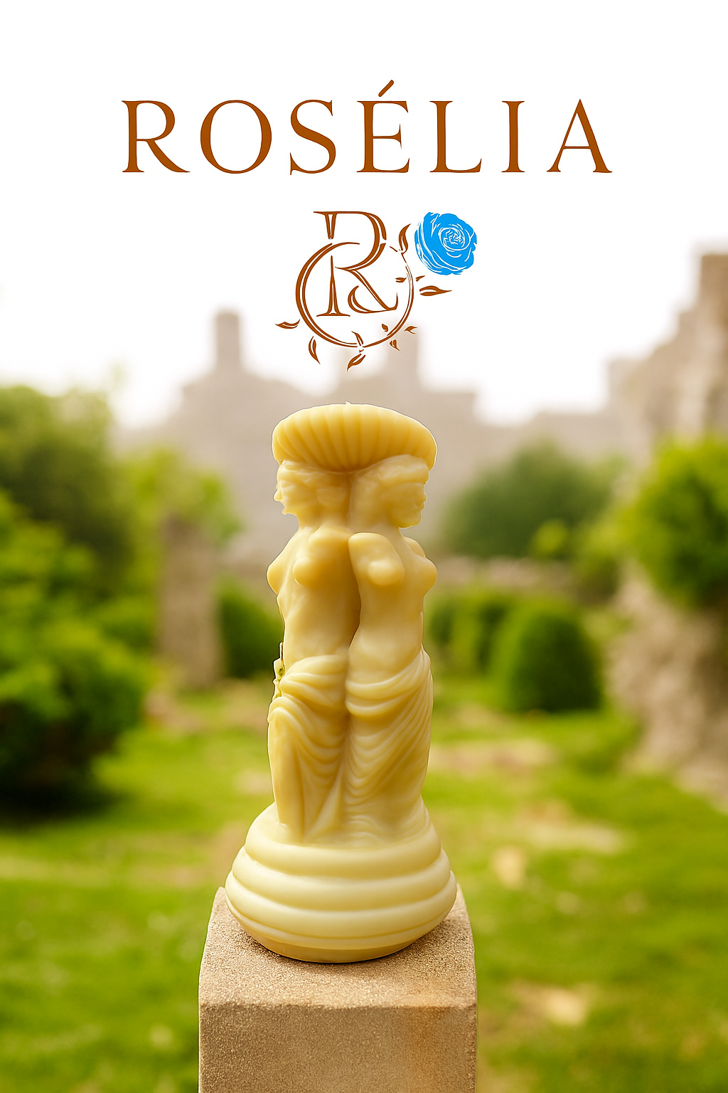 Rosélia Üçlü Venüs Mum