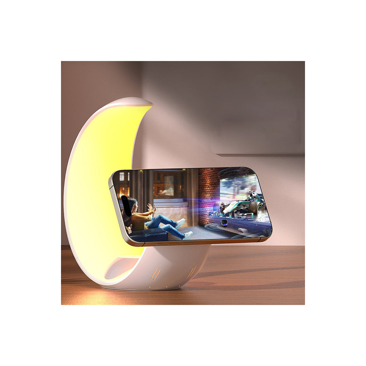 Earldom WC55 4in1 15W Telefon Saat ve Airpods İçin RGB Kablosuz Şarj Standı