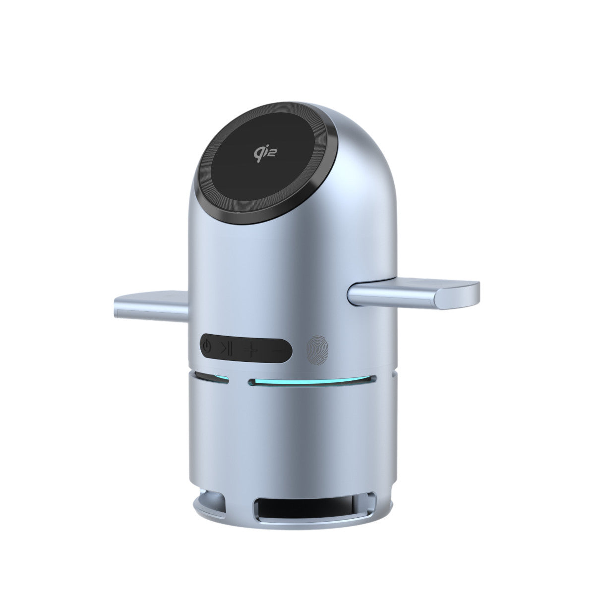 Earldom WC77 3in1 15W Telefon 2.5W Saat ve 5W Airpods İçin Dahili Hoparlörlü Kablosuz Şarj Standı