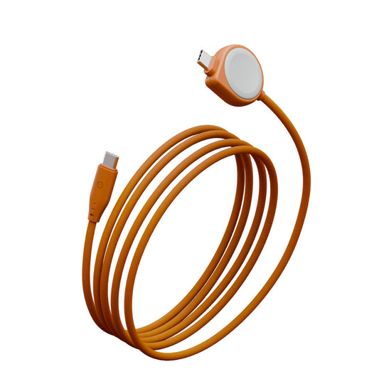 Energea Flow Duo Watch 2in1 1.5M 60W Type-C to Type-C ve Watch PD Hızlı Şarj Kablo