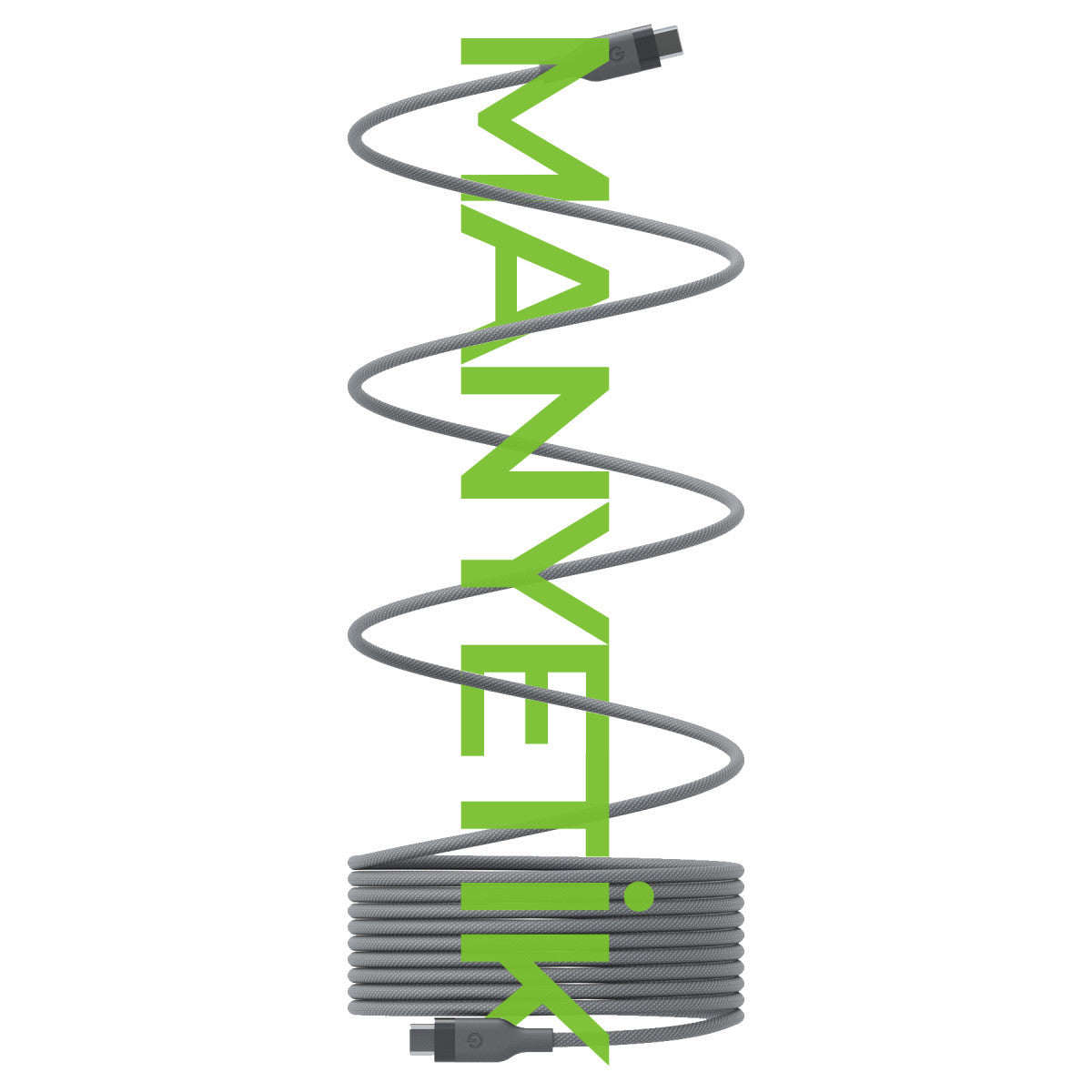 Energea Helix 1.5M 100W Manyetik Katlanma Özellikli Type-C to Type-C PD Hızlı Şarj Kablo