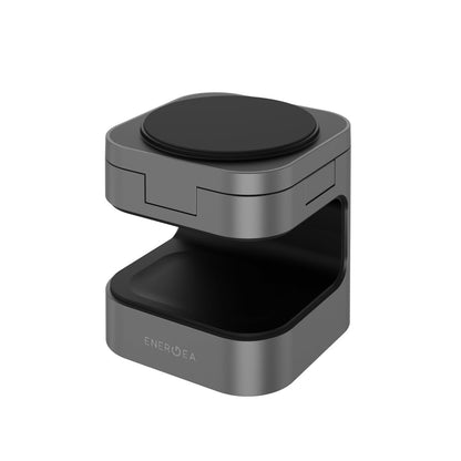 Energea MagCube 3in1 Katlanabilir 15W Telefon Saat Airpods Masaüstü Hızlı Şarj Standı