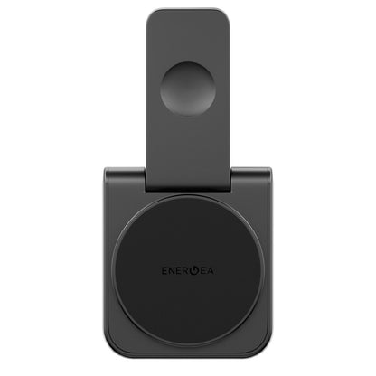 Energea MagDuo 2in1 Katlanabilir 15W Telefon ve 2.5W Saat Masaüstü Hızlı Şarj Standı