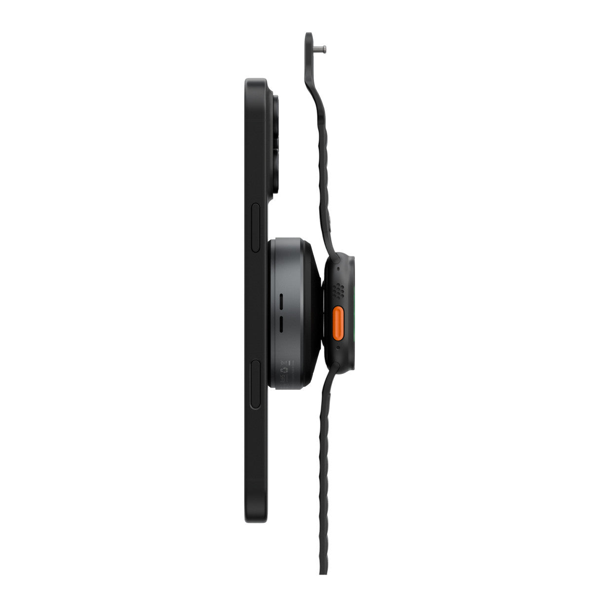 Energea MagDuo Arc 2in1 80cm Dahili Kablolu 15W Telefon Saat Hızlı Şarj Standı