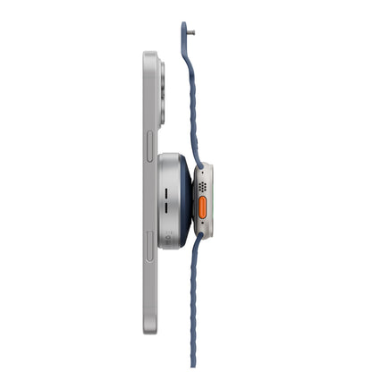 Energea MagDuo Arc 2in1 80cm Dahili Kablolu 15W Telefon Saat Hızlı Şarj Standı