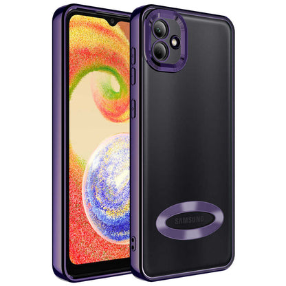 Galaxy A03 Kılıf Kamera Korumalı Logo Gösteren Zore Omega Kapak