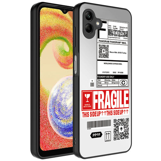 Galaxy A04 Kılıf Aynalı Desenli Kamera Korumalı Parlak Zore Mirror Kapak Fragile