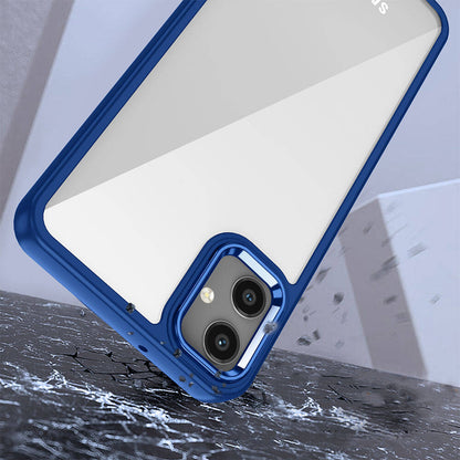 Galaxy A05 Kılıf Zore Flora Kapak Mavi