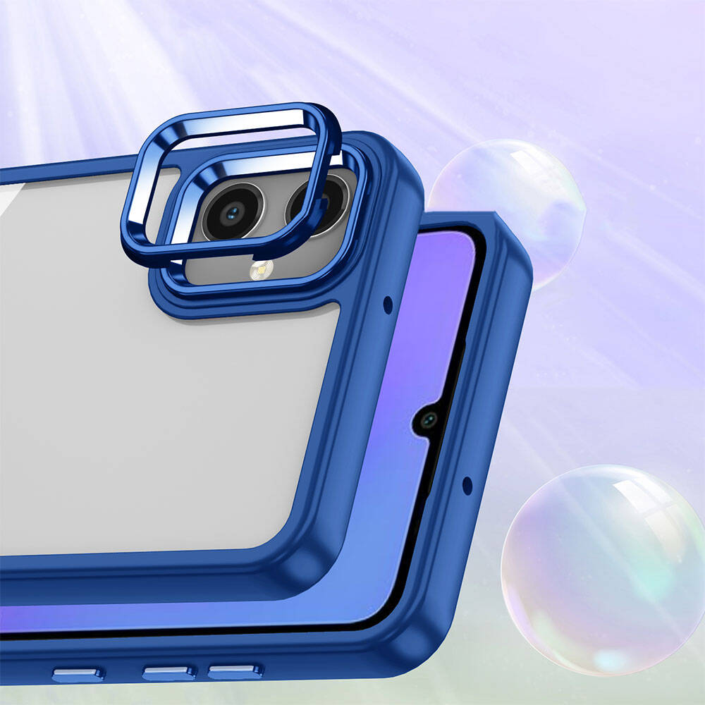 Galaxy A05 Kılıf Zore Flora Kapak Siyah