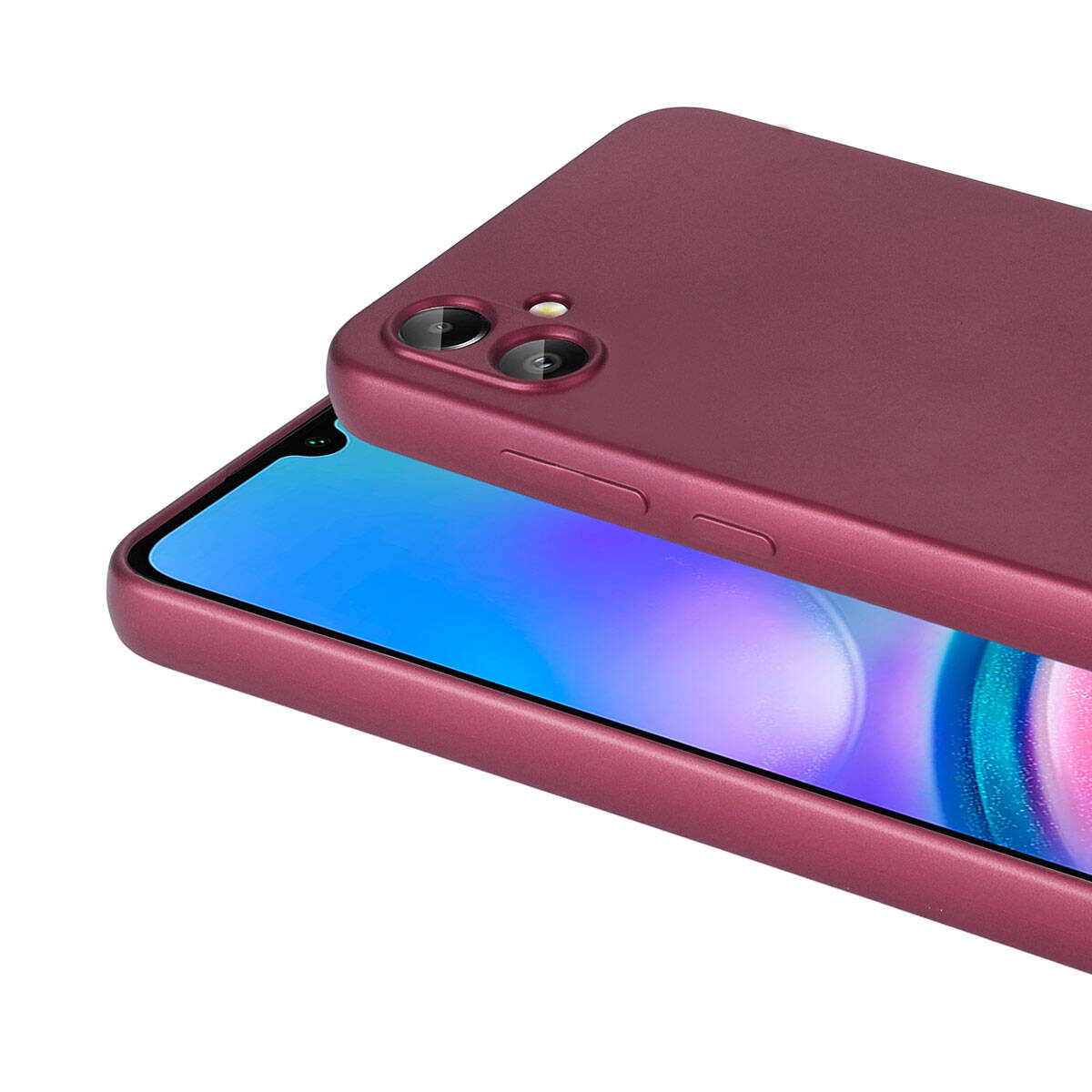 Galaxy A05 Kılıf Zore Premier Silikon Kapak Rose Gold