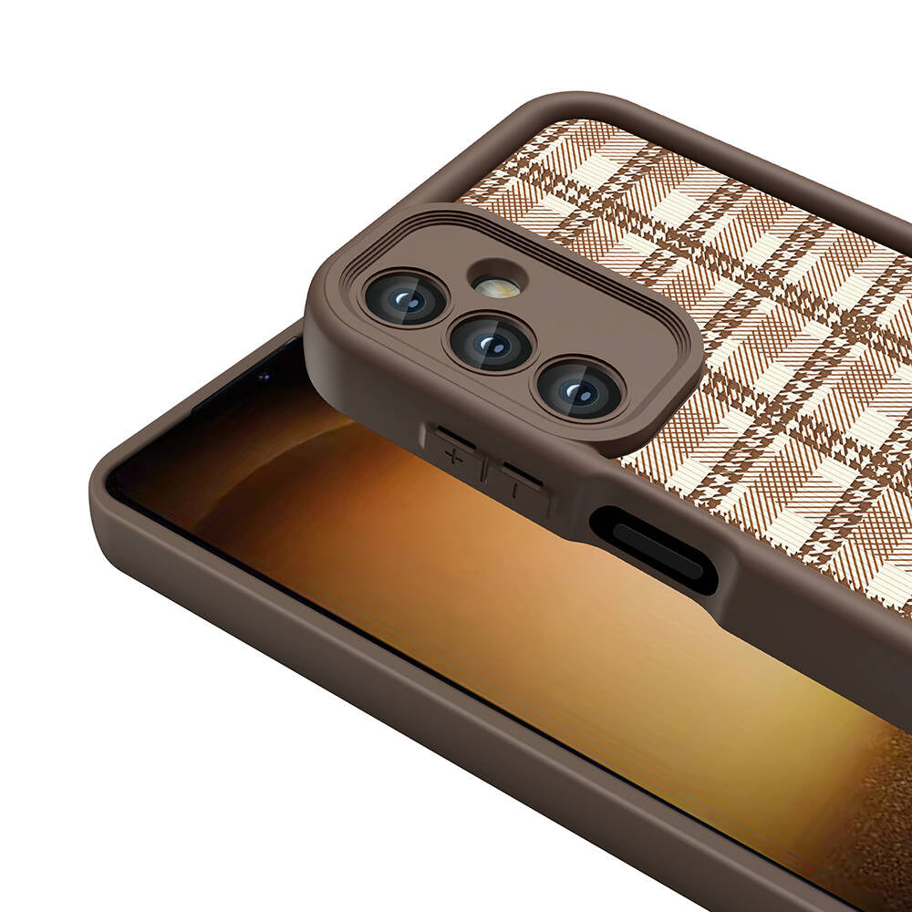 Galaxy A05S Kılıf Kamera Korumalı Baskılı Arka Yüzey Zore Klas Kapak Siyah