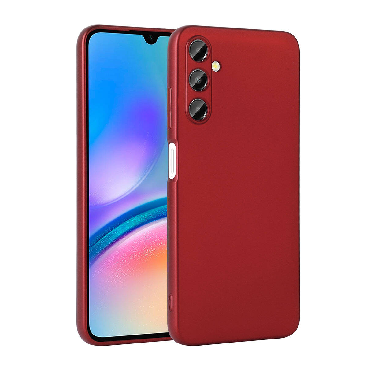 Galaxy A05S Kılıf Zore Premier Silikon Kapak Kırmızı