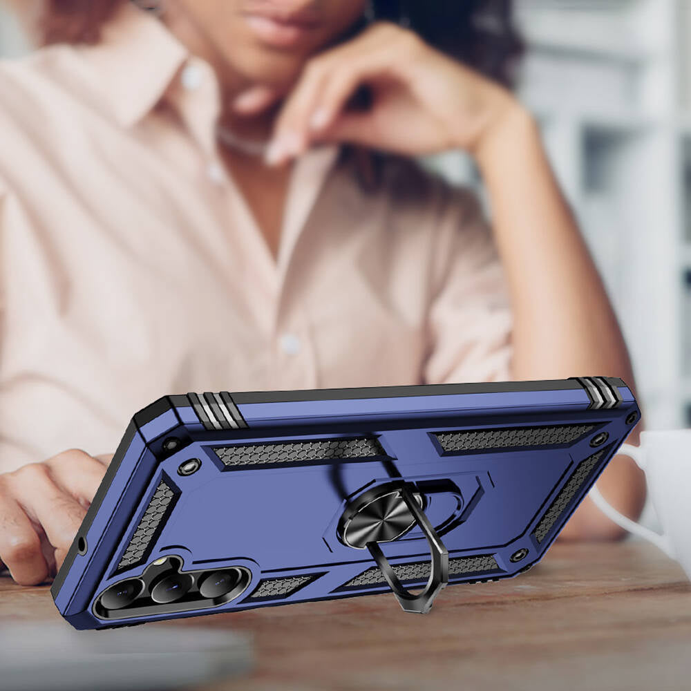 Galaxy A05S Kılıf Zore Vega Kapak Mavi