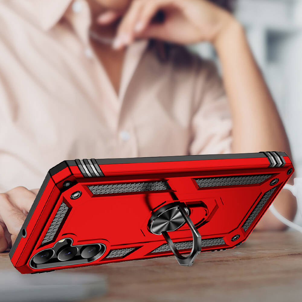 Galaxy A05S Kılıf Zore Vega Kapak Kırmızı