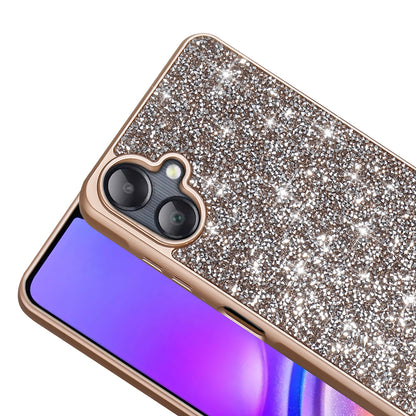 Galaxy A06 Kılıf Parlak Taşlı Tasarım Zore Pırlanta Kapak Gri