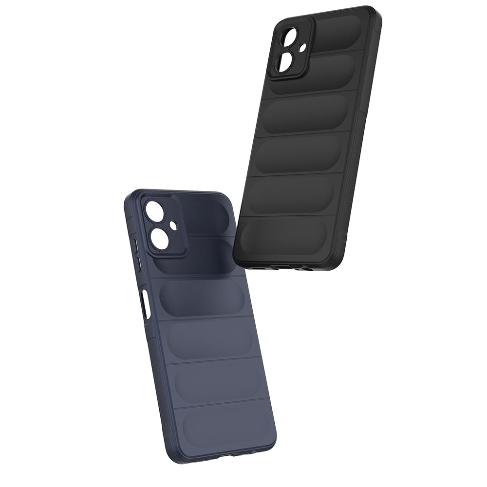 Galaxy A07 Kılıf Esnek TPU Oyuklu Arka Yüzey Tasarımlı Zore Etnik Silikon Kapak Koyu Yeşil