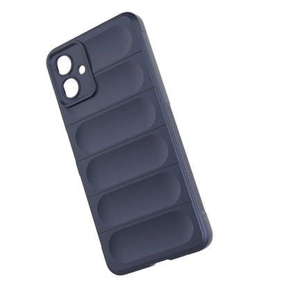 Galaxy A07 Kılıf Esnek TPU Oyuklu Arka Yüzey Tasarımlı Zore Etnik Silikon Kapak Siyah