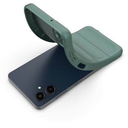 Galaxy A07 Kılıf Esnek TPU Oyuklu Arka Yüzey Tasarımlı Zore Etnik Silikon Kapak Siyah