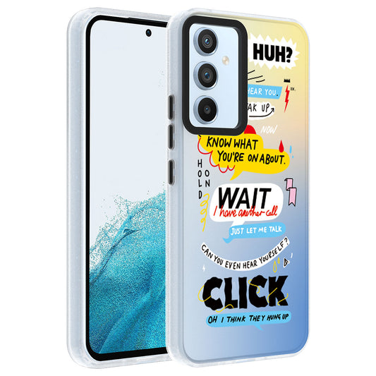 Galaxy A14 Kılıf Desenli Zore Dragon Sert Kapak Klavye