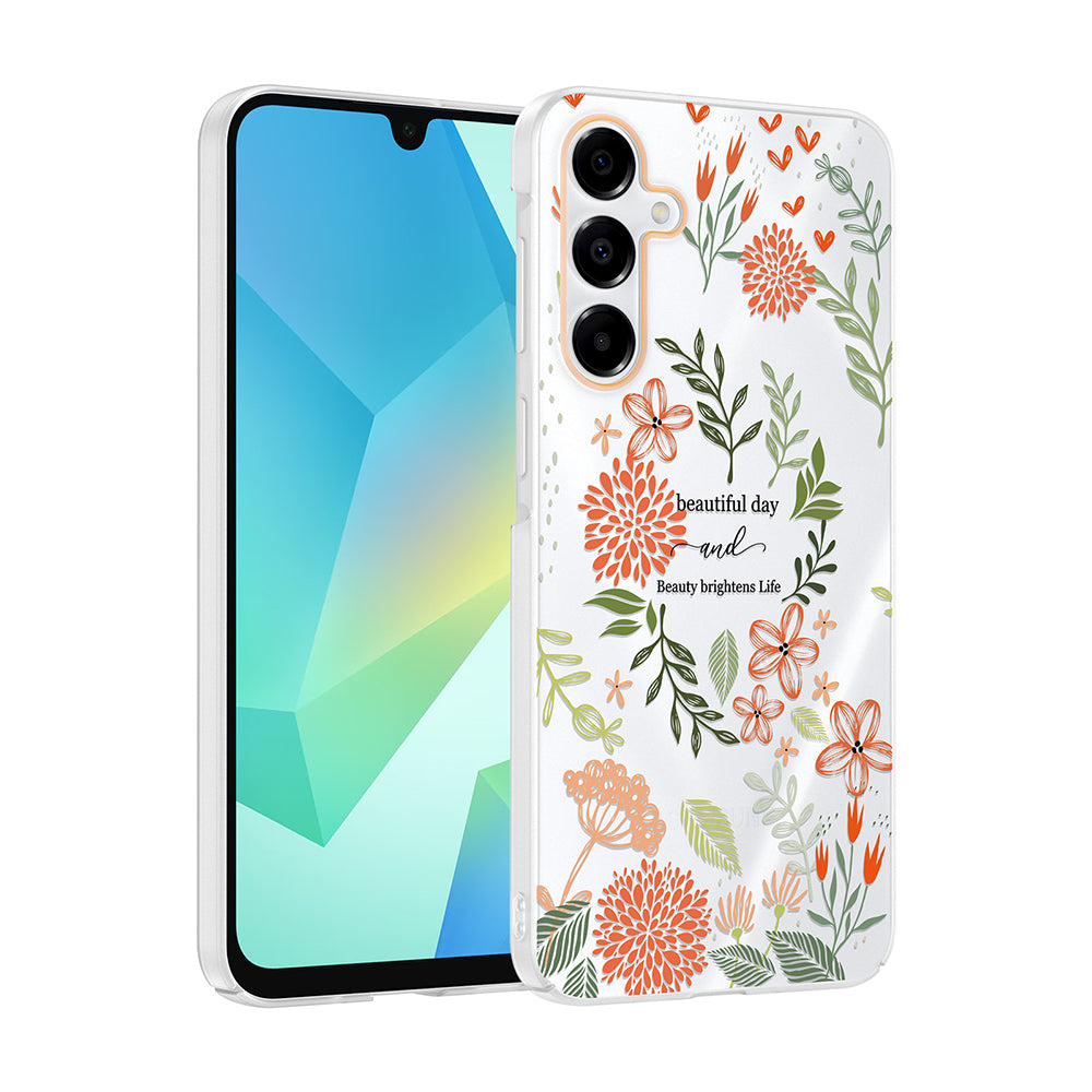 Galaxy A15 Kılıf Kamera Korumalı Desenli Zore Klip Kapak