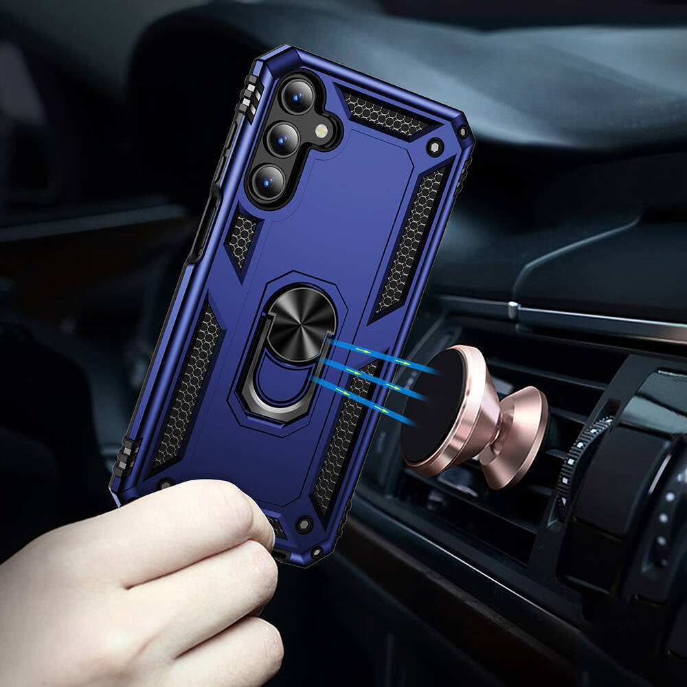 Galaxy A15 Kılıf Zore Vega Kapak Mavi