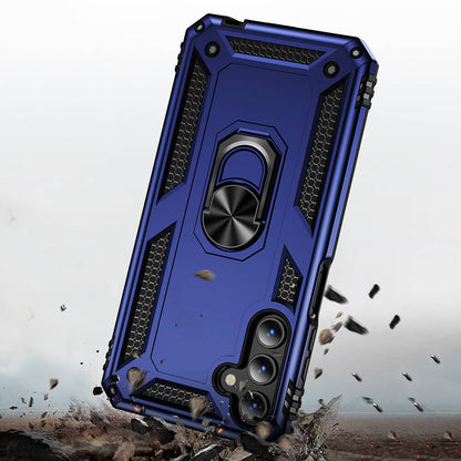 Galaxy A15 Kılıf Zore Vega Kapak Mavi