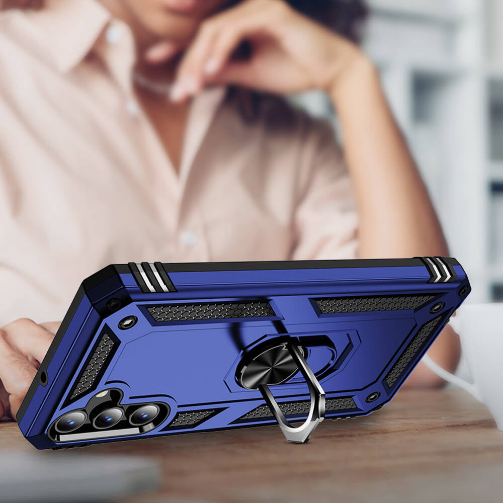 Galaxy A15 Kılıf Zore Vega Kapak Mavi