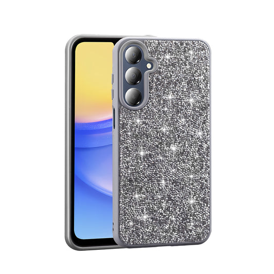 Galaxy A16 Kılıf Parlak Taşlı Tasarım Zore Pırlanta Kapak Pembe