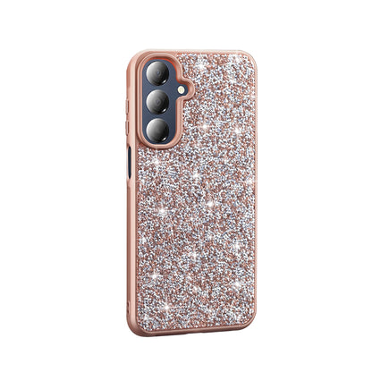 Galaxy A16 Kılıf Parlak Taşlı Tasarım Zore Pırlanta Kapak Pembe