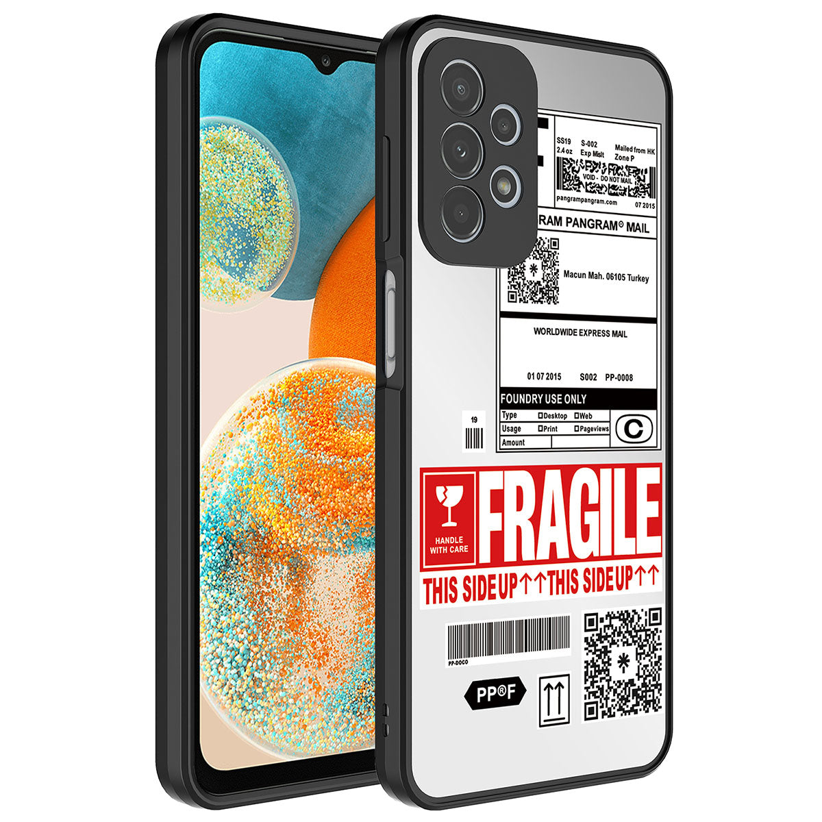 Galaxy A23 Kılıf Aynalı Desenli Kamera Korumalı Parlak Zore Mirror Kapak Fragile