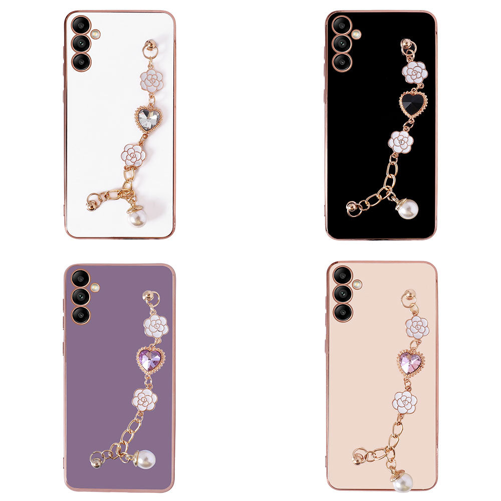 Galaxy A24 Kılıf El Tutamaçlı Kamera Korumalı Zore Taka Silikon Kapak Siyah