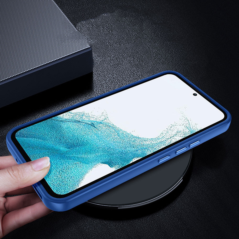 Galaxy A24 Kılıf Zore Flora Kapak Lila