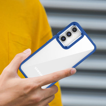 Galaxy A24 Kılıf Zore Flora Kapak Lacivert