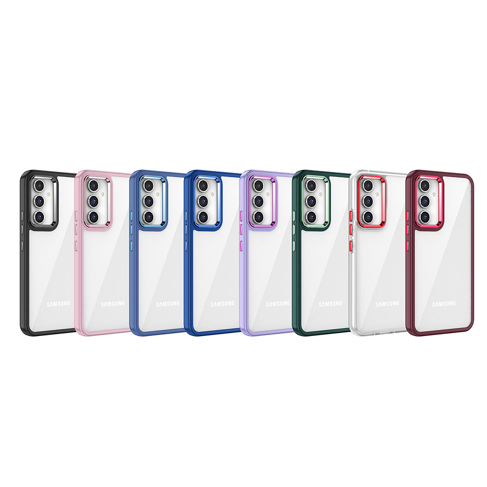 Galaxy A24 Kılıf Zore Flora Kapak Siyah