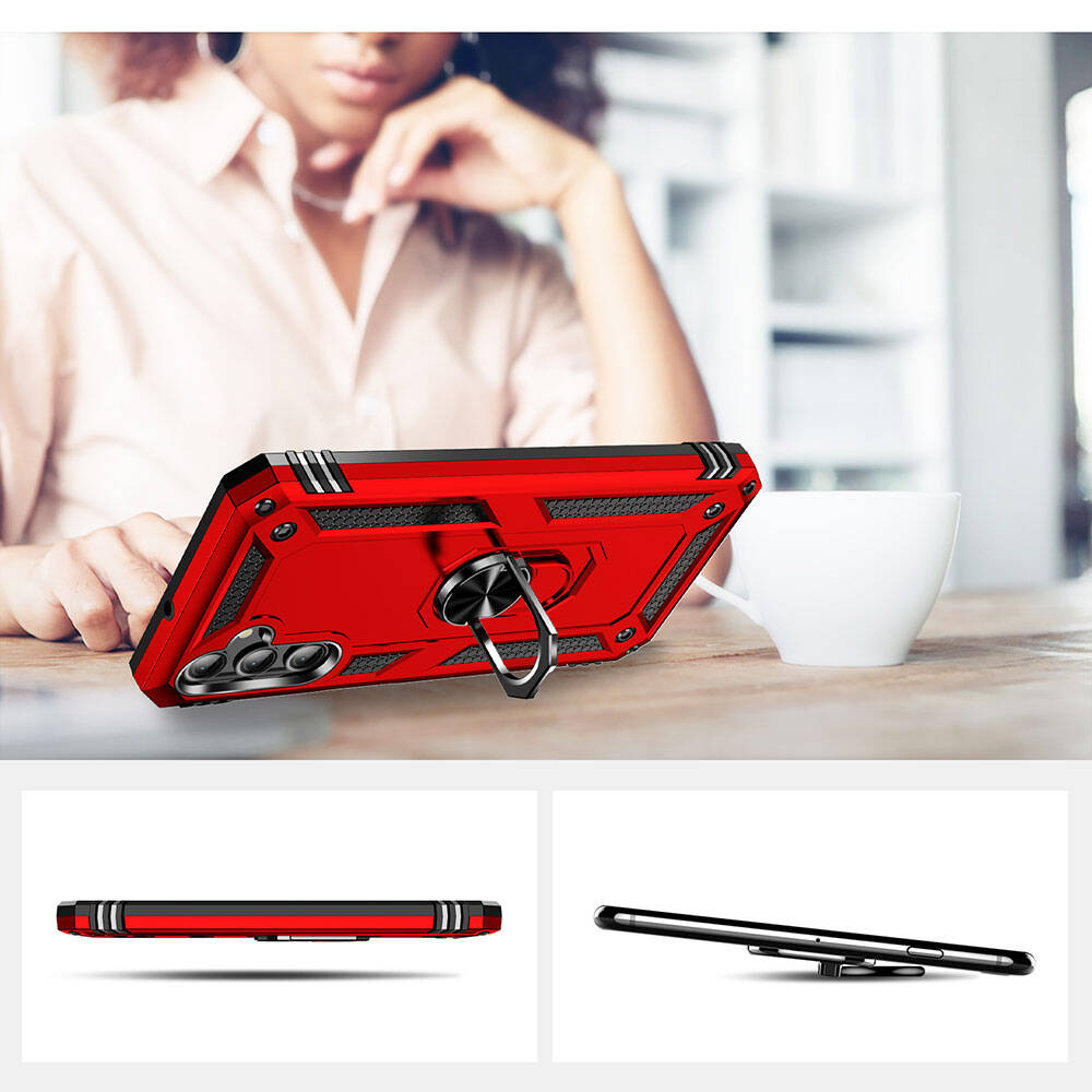 Galaxy A24 Kılıf Zore Vega Kapak Siyah