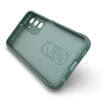 Galaxy A25 Kılıf Esnek TPU Oyuklu Arka Yüzey Tasarımlı Zore Etnik Silikon Kapak Lacivert