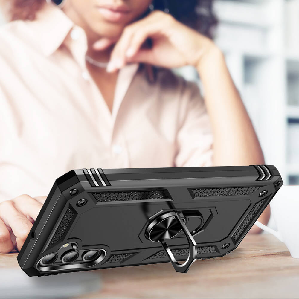 Galaxy A25 Kılıf Zore Vega Kapak Kırmızı