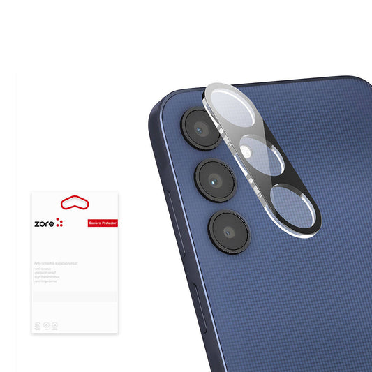 Galaxy A25 Zore 3D Kamera Camı Siyah