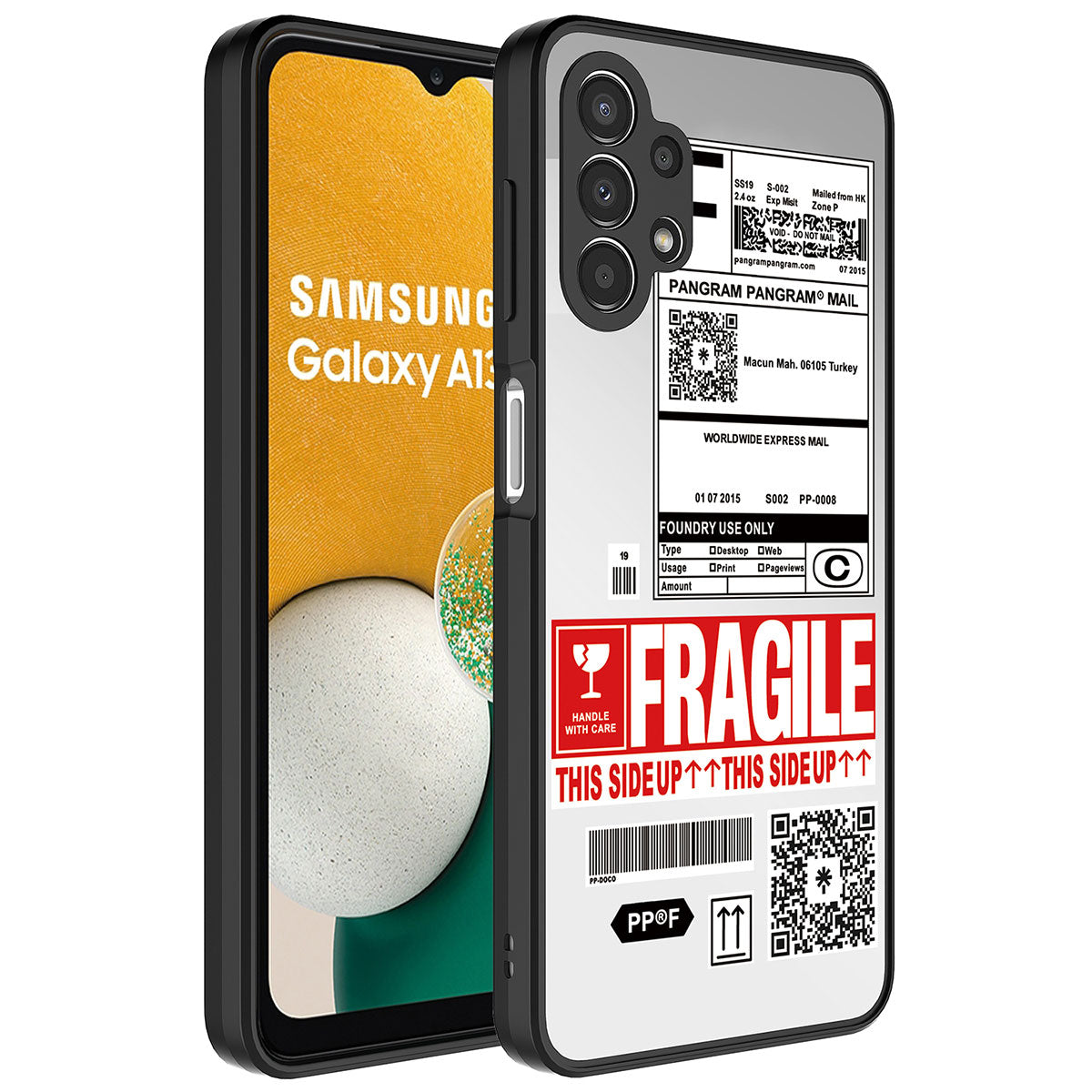Galaxy A32 4G Kılıf Aynalı Desenli Kamera Korumalı Parlak Zore Mirror Kapak Fragile