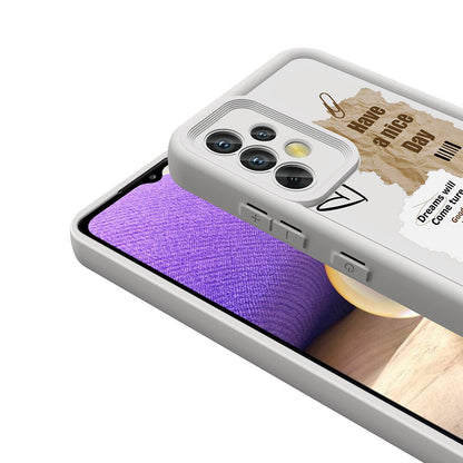 Galaxy A32 4G Kılıf Kamera Korumalı Baskılı Arka Yüzey Zore Klas Kapak Siyah