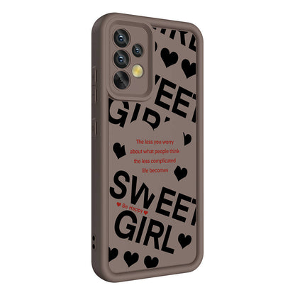 Galaxy A32 4G Kılıf Kamera Korumalı Baskılı Arka Yüzey Zore Klas Kapak Siyah