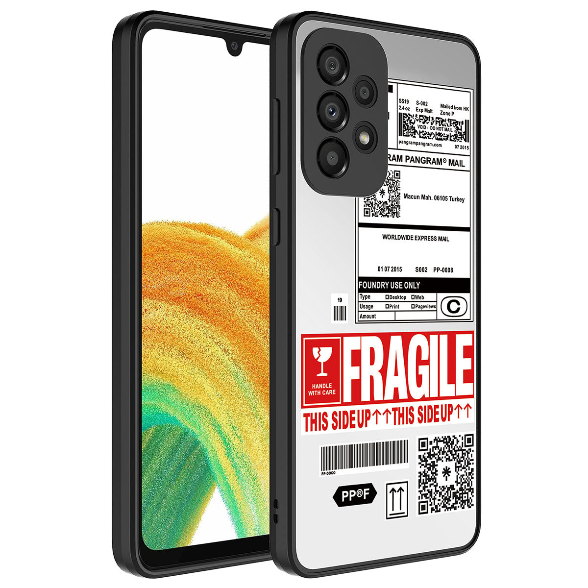 Galaxy A33 5G Kılıf Aynalı Desenli Kamera Korumalı Parlak Zore Mirror Kapak Süper Anne