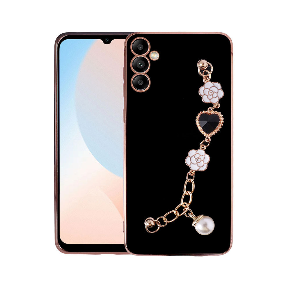 Galaxy A34 Kılıf El Tutamaçlı Kamera Korumalı Zore Taka Silikon Kapak Siyah