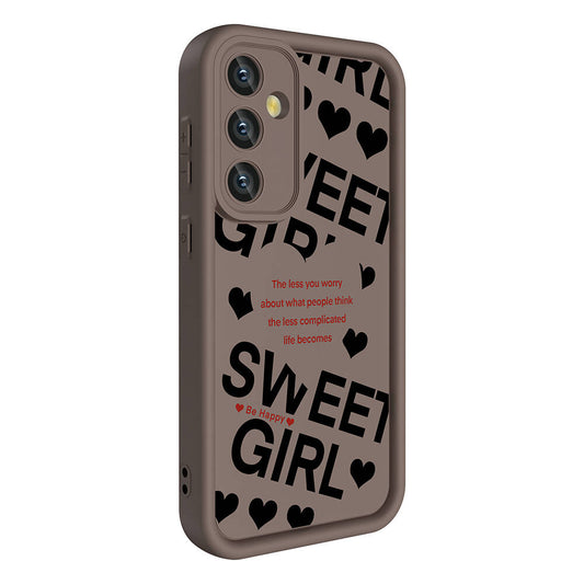 Galaxy A35 Kılıf Kamera Korumalı Baskılı Arka Yüzey Zore Klas Kapak Siyah